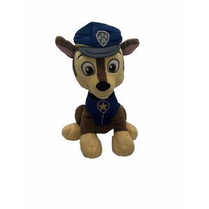 Paw Patrol 12" Chase Blue Sitting Plush Police Dog German Shepherd Nickelodeon